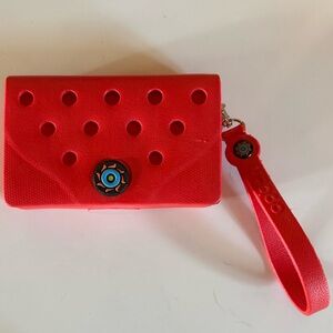 Red Optari Wristlet Bag